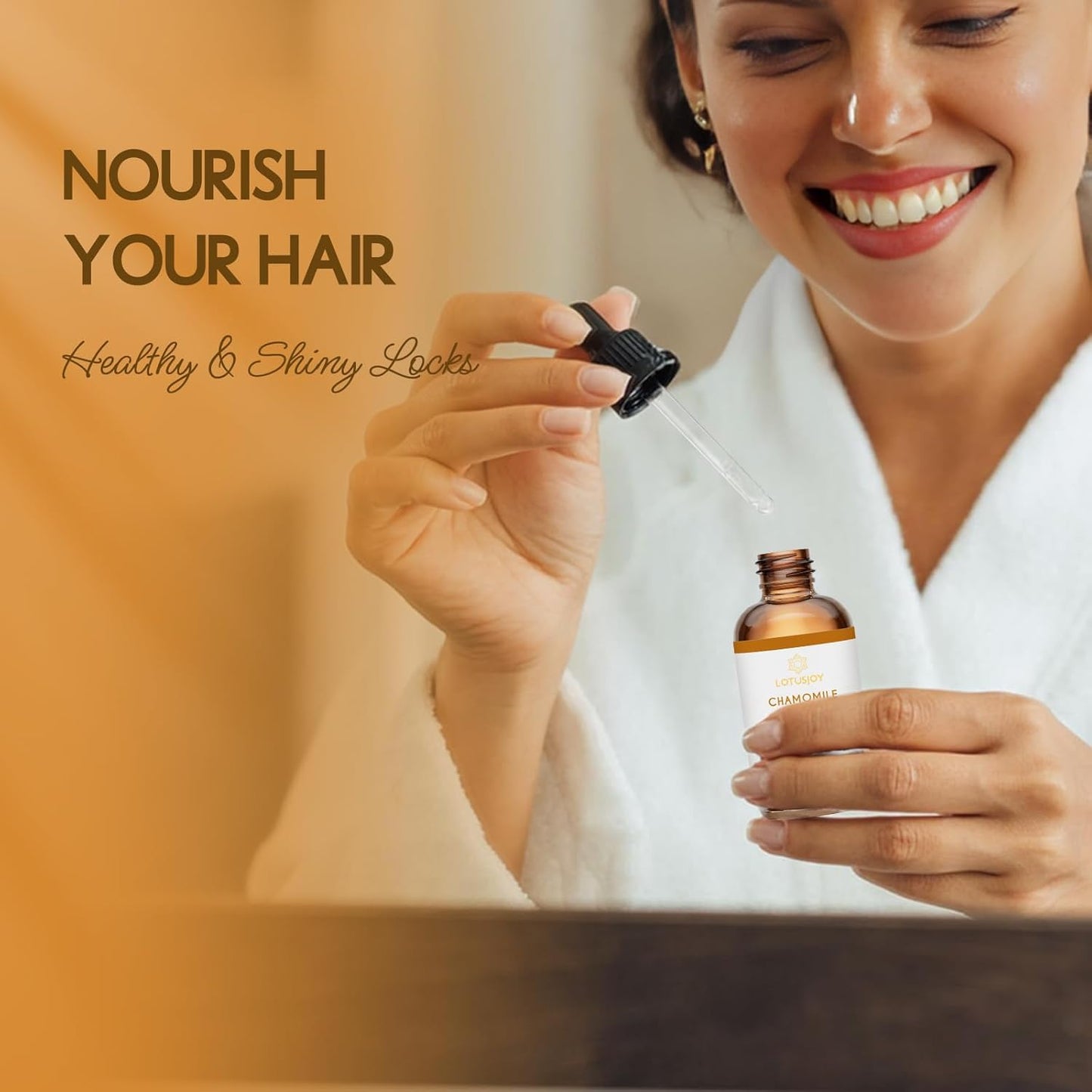 Chamomile Essential Oil, Pure Natural Chamomile Oil for Skin Body Hair Diffuser - 4 Oz