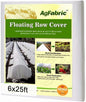 Agfabric Plant Covers Freeze Protection 6Ftx25Ft 0.9oz Frost Blankets for Plants Plant Frost Protection Covers Garden Winter Frost pests Protection,White