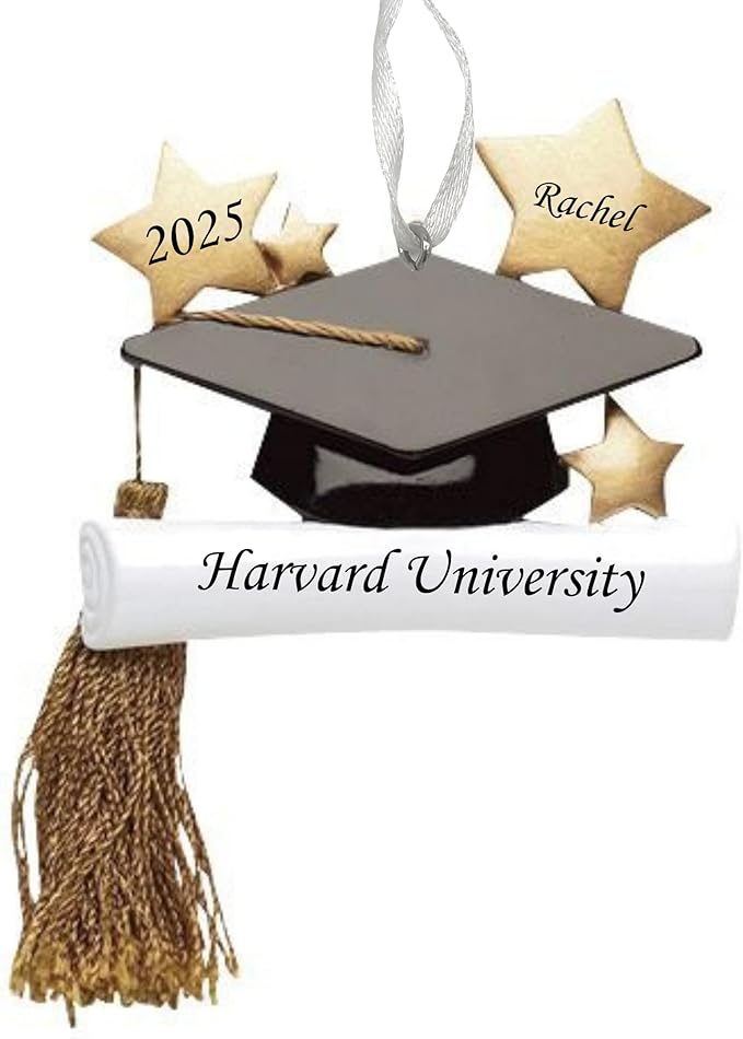 2025 Personalized Ornament Graduation Cap Christmas Tree Ornament-Artisanal Customized Decoration-Free Personalization