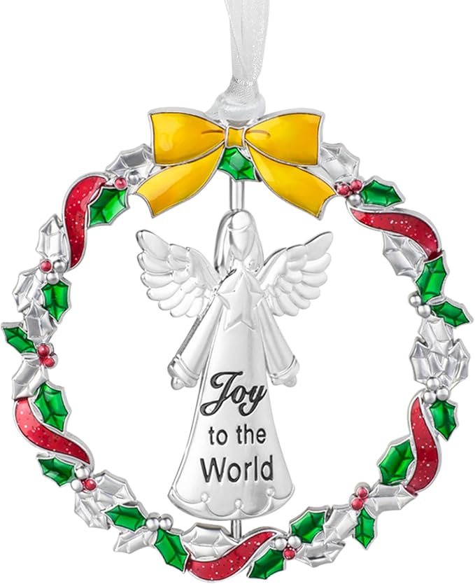 Laraine Christmas Tree Ornaments – 2025 Decorative Rotation Hanging Pendant of Car Charm Holiday Keepsake Gift Home Decor (Angel (2025))