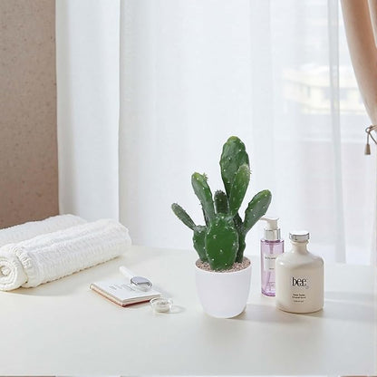 14Inch Artificial Cactus Faux Cacti Fake Cactus Saguaro Potted Plants for Indoor Outdoor Home Offices Store Decoration