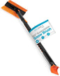 BIRDROCK HOME 60" Extendable Car Snow Brush and Ice Scraper | Lightweight Aluminum Snow Clearing Tool w/Detachable Ice Scraper w/Ergonomic Grip Design | 13" Foam & Bristle Head for Truck Car SUV RV