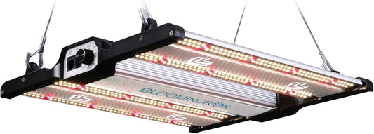 BLOOMINGREEN 100W LED Grow Light with LM301B Diodes&336pcs LEDs,Dimmable Full-Spectrum Growing Lights for Indoor Plants Fixtures,Daisy Chain Grow Lamp in Vertical Farm Grow Tent 2X2/3X3ft Veg/Bloom