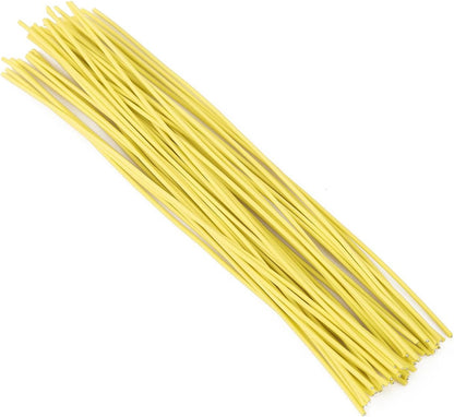 200 Pcs 6 inch Garden Twist Tie, Round Plastic Twist Ties for Plants, Vines and Wrapping Cords or Christmas Tree Gardening Plants Growth and Care, Office Home Cable Organization (Yellow)