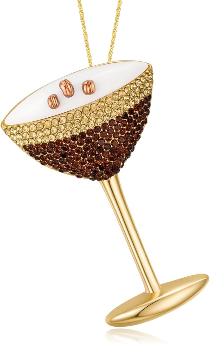 2025 Christmas Espresso Martini Ornaments, Christmas Tree Ornament, Hanging Christmas Decoration Gifts for Sisters Mom Grandparent Women Men