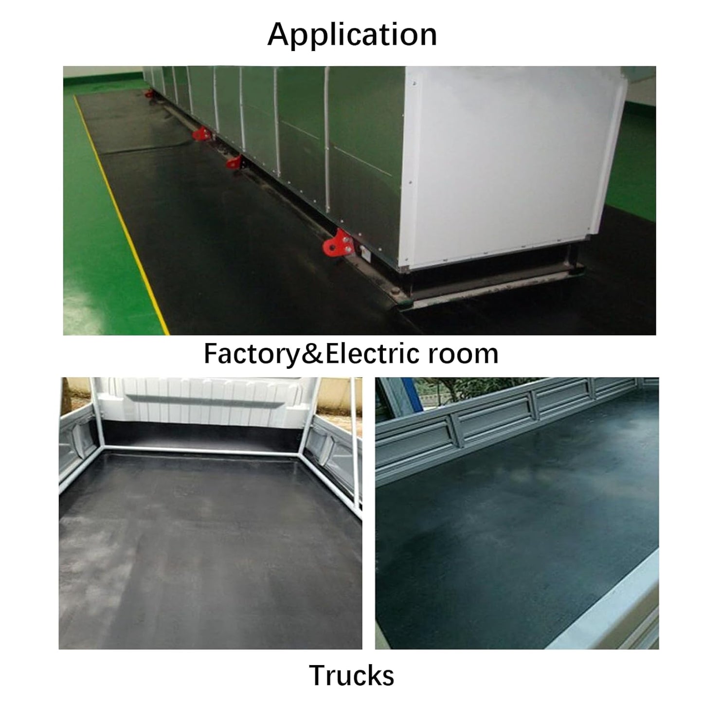 Solid Rubber Sheet Roll 1/16 (.062)" Thick X 12" Wide X 12" Long, Solid Rubber Strips, Sheet, Rolls for Bumpers, Flooring Protection, Sealing, DIY