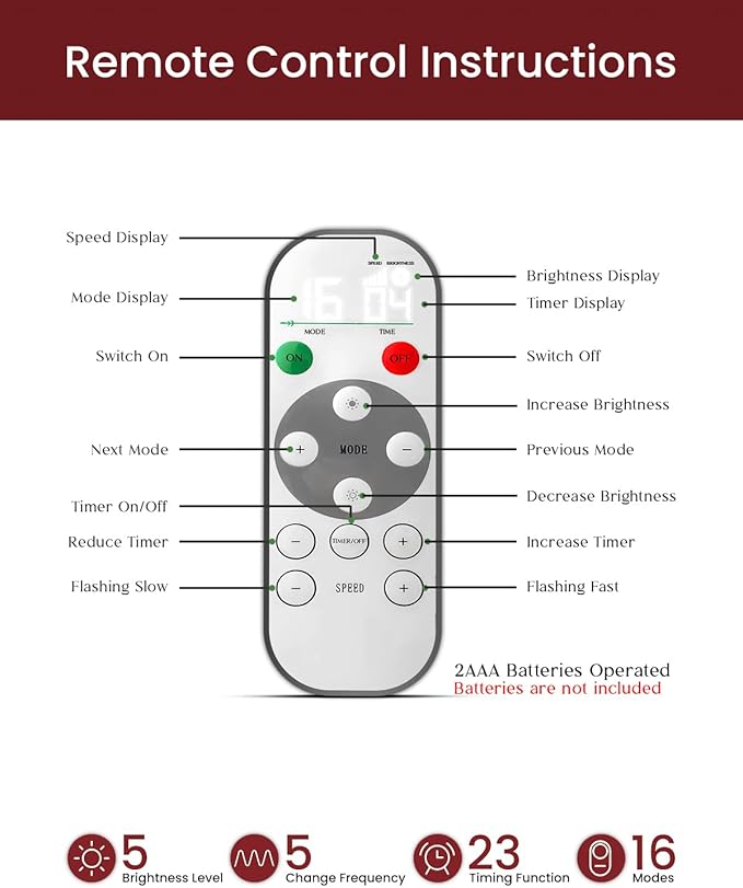 20Inch Pre-lit Artificial Small Mini Christmas Tree with Warm White Multi-Color LED Lights, Remote Control and Timer, Perfect for Xmas Tabletop Decorations, Home, Kitchen, Dining Table top Snow