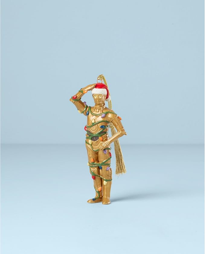 Lenox 894898 Star Wars C-3PO Ornament, Christmas
