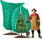Plant Covers Freeze Protection 2-Pack, 47.3" x 70.9" Frost Covers with Zipper Drawstring, Outdoor Winter Frost Cold Weather Shrubs Trees Jacket Covers Green