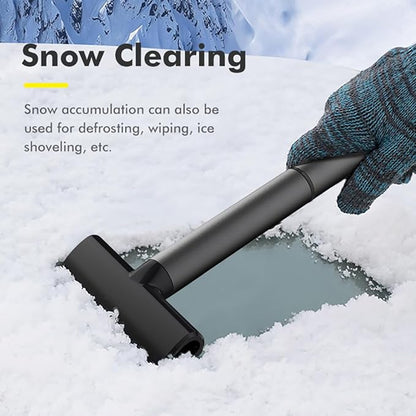Ice Scraper with Detachable Window Squeegee for Cars Windshield Suit for Snow Rainy Foggy Weather