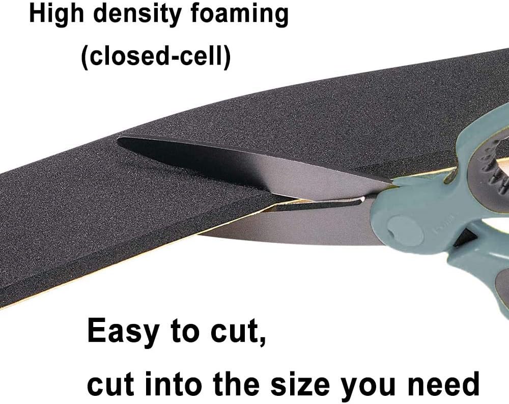 Insulation Foam - 2" W x 3/8" T - Adhesive Soundproofing Seal Tape Weather Stripping for Window AC Units