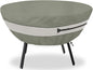 Round Patio Table Cover,Suitable for 36 Inch Diameter Patio Round Table,Waterproof Heavy Duty Round Outdoor Coffee Table Cover,Grey Green