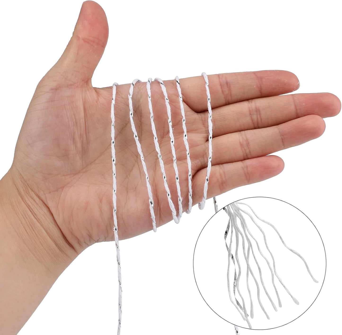 328 Feet Cotton Baker's Twine Gift Wrapping Holiday Twine Wedding Christmas String Cotton Cord Rope