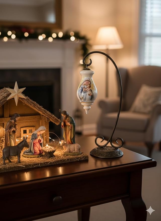 Virgin Mary Ornaments, Catholic Ornaments, Baby Jesus Christmas Ornament Baby Jesus Ornament for Christmas Tree