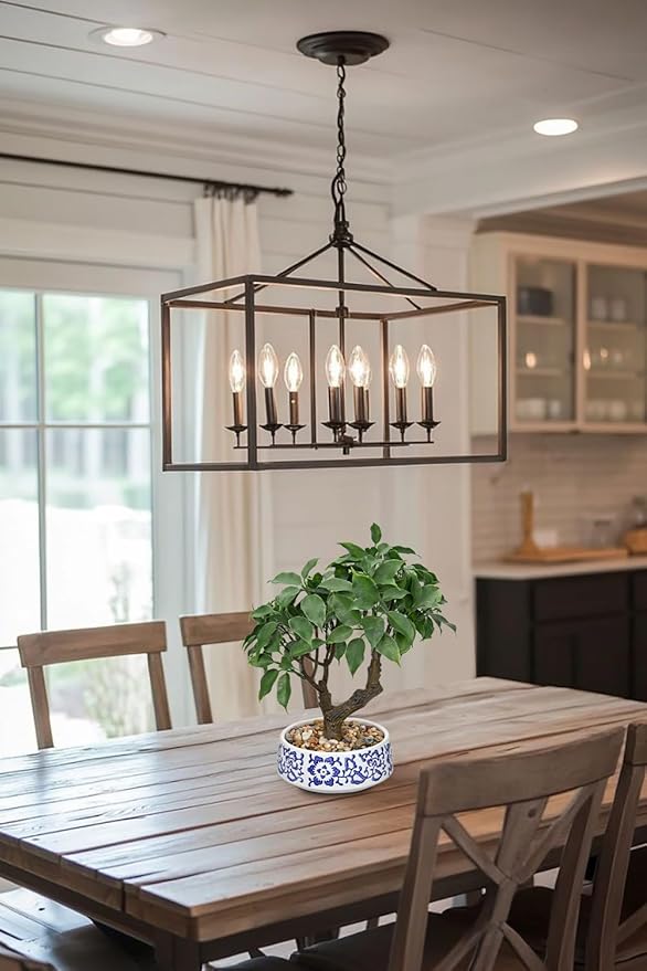 Artificial Bonsai Tree, Small Ficus Bonsai Trees 13" Indoor Bonsais Tree Fake Potted Plant Decorative Fake Desk Plant Decor with Ceramic Pot for Home Office Living Room Bedroom Bathroom Table Shelf