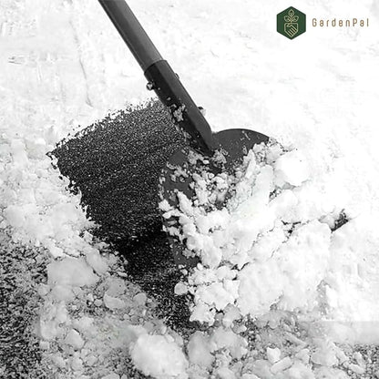 Gardenpal Flat Shovel,Snow Shovel, Ice Scraper, 54 inch Snow Ice Chopper for Walkway,Garden Cleaning Ice Removal Tool for Road