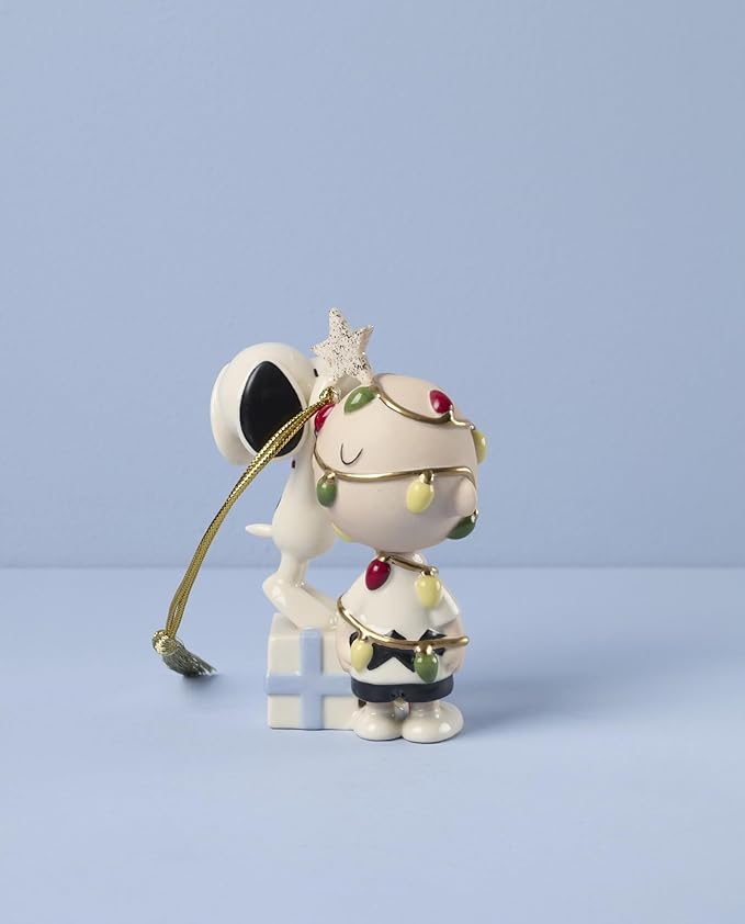 Lenox 897221 Youre a Christmas Tree Charlie Brown Ornament, Christmas, Holiday Decorations