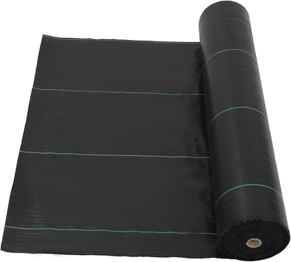 Broadfashion 3ft x 300ft Premium Weed Barrier Landscape Fabric, 3.24 oz Heavy Duty, Weed Control Fabric, High Permeability, Good for Flower Bed, Driveway Fabric and Ground Cover