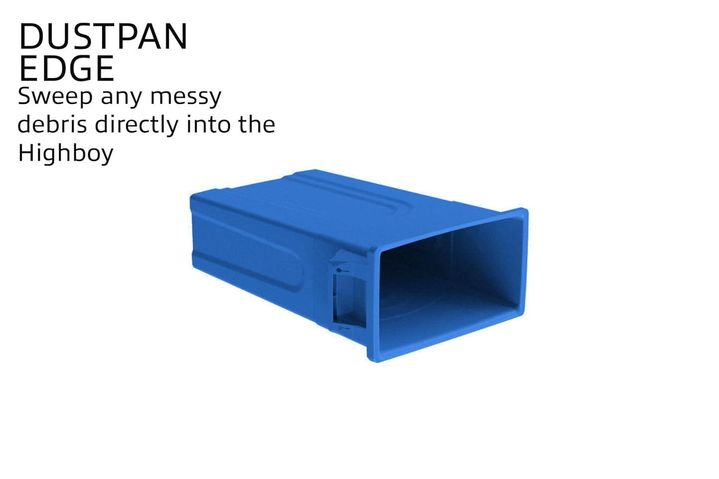 United Solutions Highboy Recycling Bin, 23 Gallon, Space Saving Slim Profile and Easy Bag Removal, Indoor or Outdoor Use, Integrated Handles for Easy Carrying, 4-Pack, Recycle Blue