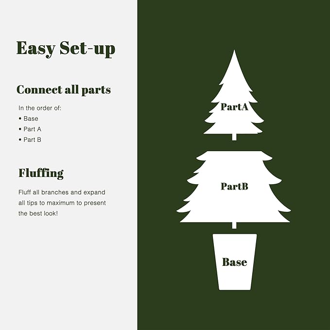 LuxenHome 4FT Small Christmas Tree, Battery Operated Potted Christmas Trees with 70 Warm White LED Lights, Slim Xmas Tree with Red Berries and Metal Pot for Entryway, Livingroom Holiday Display