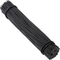 200 Pcs 6 inch Garden Twist Tie, Round Plastic Twist Ties for Plants, Vines and Wrapping Cords or Christmas Tree Gardening Plants Growth and Care, Office Home Cable Organization (Black)
