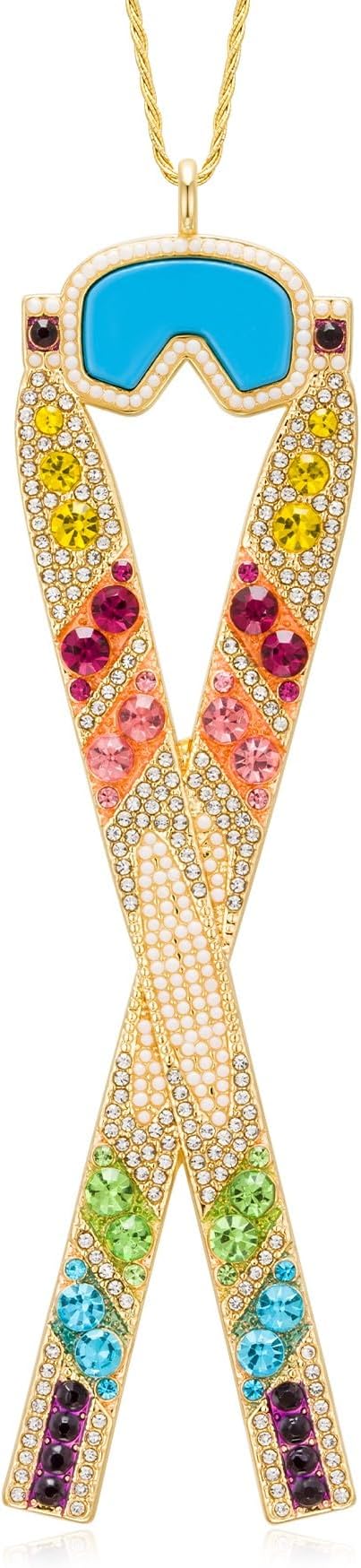 2025 Christmas Ski Ornaments, Ski Ornament for Christmas Tree, Hanging Ornaments Ski Ornament Gifts for Sisters Mom Grandparent Women Men