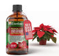 Gardenera Poinsettia Plant Fertilizer - 3-1-2 NPK - Organic Liquid Plant Food for Christmas Flowers and Trees - 8oz Concentrate