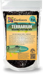 Gardenera Terrarium Bedding - Superior Drainage, Nutrient Retention, and Water Retention for Thriving Terrarium Plants - 5 QUARTS