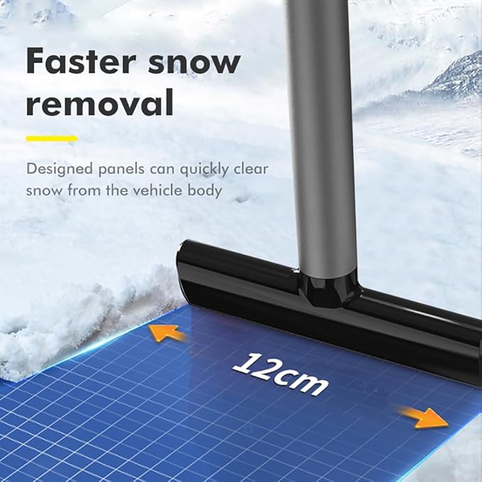 Ice Scraper with Detachable Window Squeegee for Cars Windshield Suit for Snow Rainy Foggy Weather