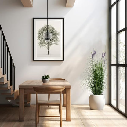 Artificial Plant 5ft(2pack) Tall Artificial Lavender Faux Plants Indoor Home Decorative