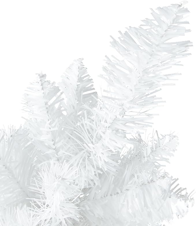 3FT Small Christmas Tree, Artificial Tabletop Mini Christmas Tree, Easy Assembly, Not Pre-lit, Ideal for Home, Office, and Xmas Home Party Decoration, White