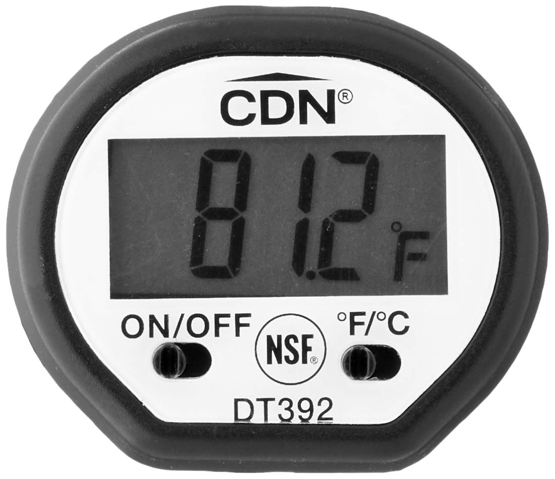 CDN Digital Thermometer | NSF Certified | ProAccurate® | 5" Stem with Protective Sheath | For Meat, Poultry, Candy | Easy One-Button Operation | DT392