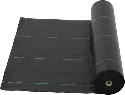 6.5ft X 300ft Weed Barrier Landscape Fabric Heavy Duty, Premium 3.0 oz Ground Cover Weed Block Gardening Mat, Easy Setup & Superior Weed Control, for Erosion Control, Weed Barrier