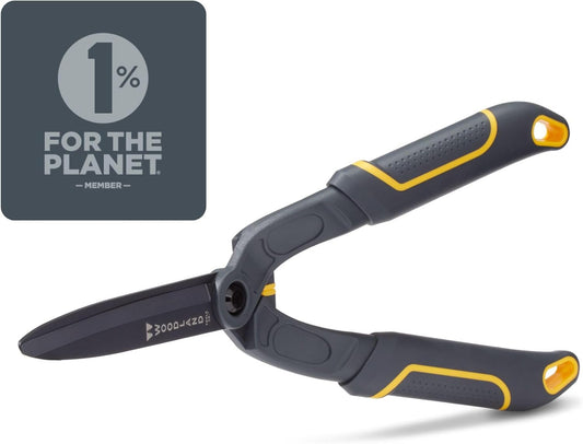 Woodland Tools Duralight Hedge Shears, 16 Inch Lightweight Manual Hedge Clippers with 7.5 Inch Non Stick Blades and Glass-Filled Nylon Handles, Garden Trimmer for Shaping and Precision Cutting