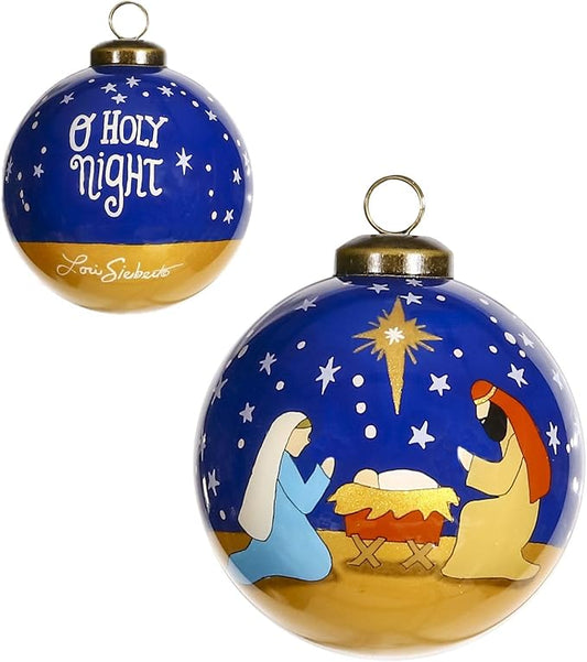 O Holy Night Christmas Ornaments, Nativity Ornaments, A Savior is Born, Nativity Scene Christmas Ornaments, A Child is Born, Baby Jesus Ornament, Religious Gift, Christian Gifts