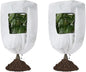 CMINGJ Plant Frost Protection Covers with Viewing Window, 47.2" x 70.8", 2 Pack, Reusable Drawstring Tree Cover, Winter Tree Blanket with Zipper for Outdoor Plants, Frost Protection Cloths(2 Pack)