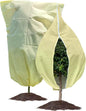 Plant Covers Freeze Protection Large, 2 Packs 60''W x 70''H Shrub Covers with Zipper and Drawstring, Frost Cloth for Winter, Outdoor Plant Blankets for Cold Weather