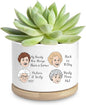 Golden Girls Planter, Golden Girls Merchandise, Friend Gifts for Women, Funny Succulent Planter, Flower Cactus Plant Pot, Friendship Gifts for Friends Bestie Sister Birthday (Plant Not Included)