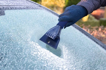 Extendable 33"-46" 2-1 Car Snow Brush with Ice Scrapper (C80100), Snow Broom Head for Car Windshield Pin Lock Telescopic with Soft EVA Grip, Complimentary Ice Scrapper, Long Snow Brush