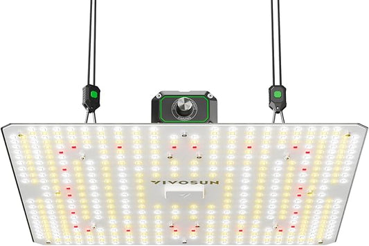 VIVOSUN LumaLight 150W LED Grow Light, Full Spectrum Plant Light, Smart Dimmable & High PPFD for Indoor Plants Seedling Vegetables Bloom, Fits 2.7×2.7/3×3 Grow Tents