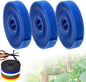 Reusable Plant Ties Tape for Climbing Plants, Garden Ties Tomato Plant Supports, Adjustable Garden Twine & Twist Ties Plant Ties for Outdoor Indoor Plants Stakes Gardening Supplies (Blue, 3 Rolls)