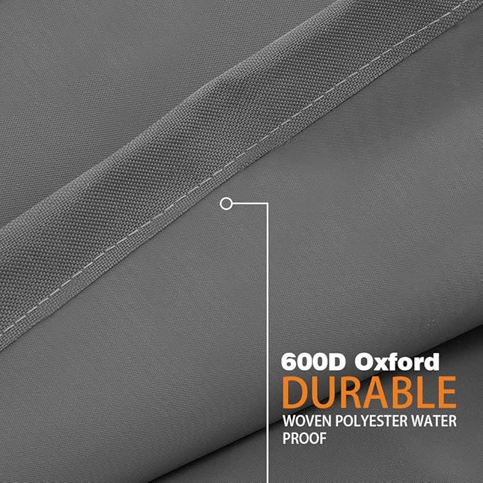 Vailge Patio Chair Covers, Lounge Deep Seat Cover, Heavy Duty and Waterproof Outdoor Lawn Patio Furniture Covers (2 Pack - Small, Grey)