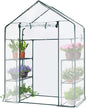 VIVOSUN Transparent 57 x 29 x 77-Inch Mini Walk-in Green House with Windows and Anchors, Plant Garden Hot House