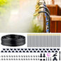 360° Adjustable Drip Irrigation System - 100FT Garden Watering System with 32 Nozzles, Garden Irrigation System, Greenhouse Accessories, Atomizing System for Yard, Lawn, Plants, 5/16 inch Hose