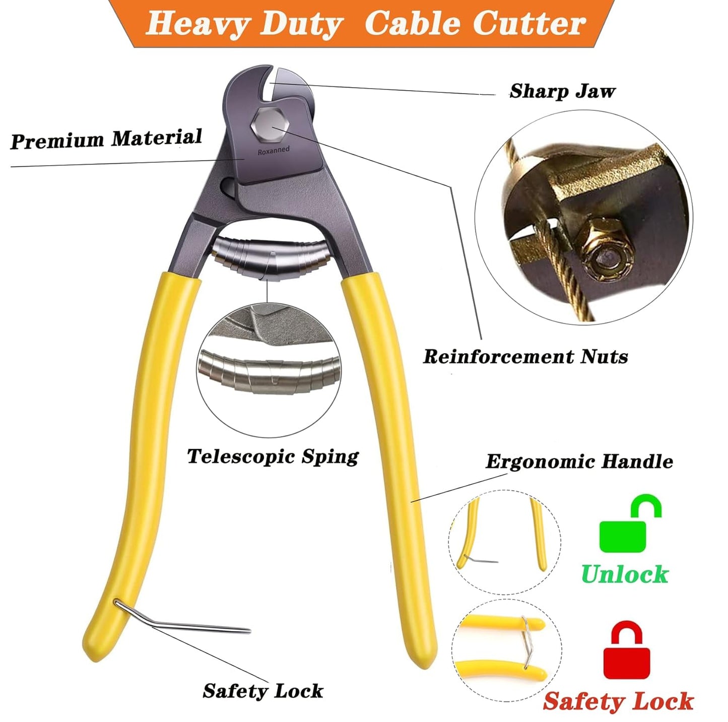 1/8 Inch Stainless Steel Wire Rope Kit, 7x7 Strands, 165 ft Length, With Cable Cutters, Sleeves, Thimbles, Clips, For Climbing Plants, Deck Railing, Fencing, Outdoor Hanging