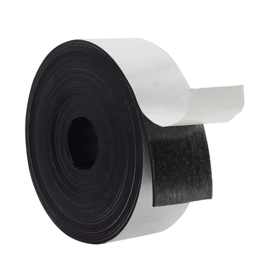 DOBTIM Neoprene Rubber Strips Self Adhesive 1/16 (.062)" Thick X 2" Wide X 25'Long, Solid Rubber Sheets, Rolls & Strips for Gaskets DIY Material, Supports, Leveling, Sealing, Bumpers, Abrasion Black