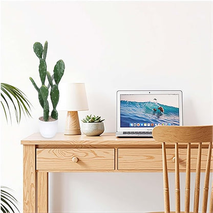 22Inch Artificial Cactus Faux Cacti Fake Cactus Saguaro Potted Plants for Indoor Outdoor Home Offices Store Decoration