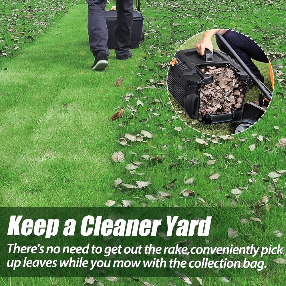 LawnMaster 20VMWGT 24V Max 13-inch Lawn Mower and Grass Trimmer 10-inch Combo with 2x4.0Ah Batteries and Charger