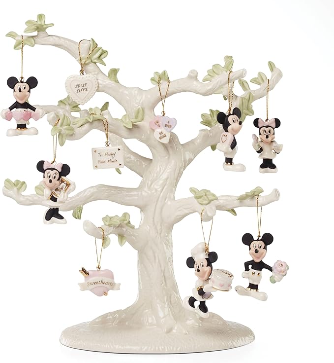 Lenox 895918 Disney Romantic Moments 10-Piece Mini Ornament Set