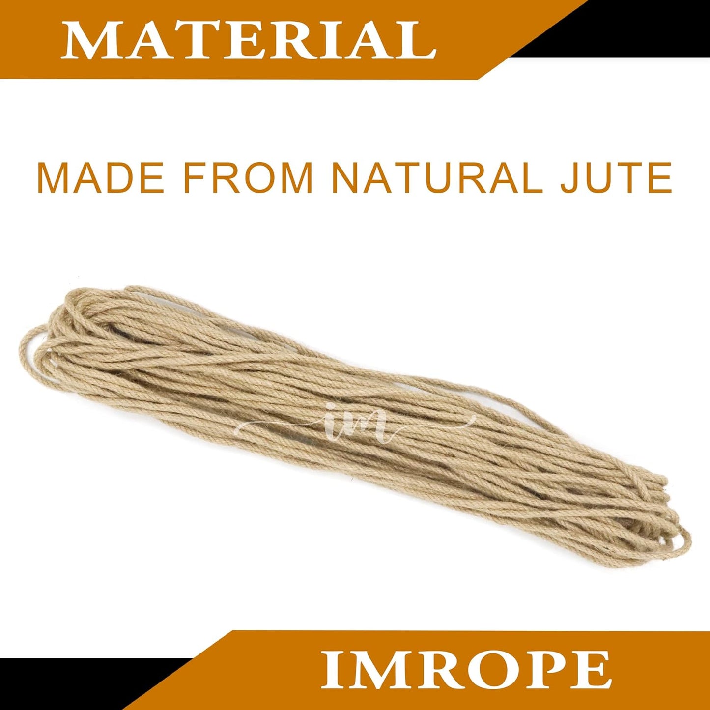 5mm x 400 Feet Natural Jute Rope, Twine for Gardening Tomato Climbing Plant Tie Floristry Crafts Gift Wrapping Packing Decor